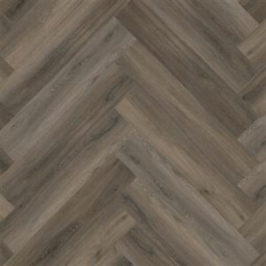 YUP Herringbone Dryback PVC Vloer - YUP Herringbone dryback dark grey