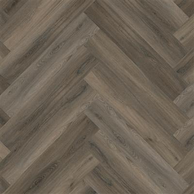 YUP Herringbone Dryback PVC Vloer - YUP Herringbone dryback dark grey