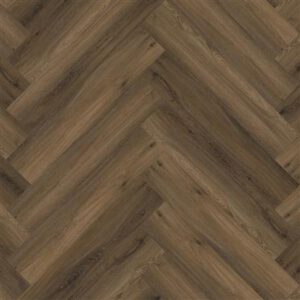 YUP Herringbone Dryback PVC Vloer - YUP Herringbone dryback warm brown