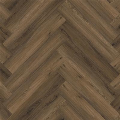 YUP Herringbone Dryback PVC Vloer - YUP Herringbone dryback warm brown