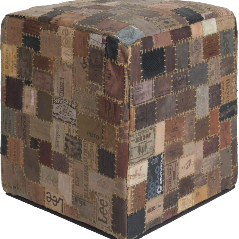 Poef Royal Labels , Op voorraad: Binnen 1 - 3 werkdagen in huis!