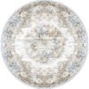 Vloerkleed Viola Taupe - Rond 160 cm Op voorraad: Binnen 1 - 3 werkdagen in huis!