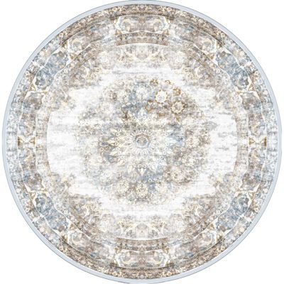 Vloerkleed Viola Taupe - Rond 160 cm