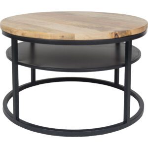 Salontafel Delhi Rond 43 x 70 cmOp voorraad: Binnen 1 - 3 werkdagen in huis!