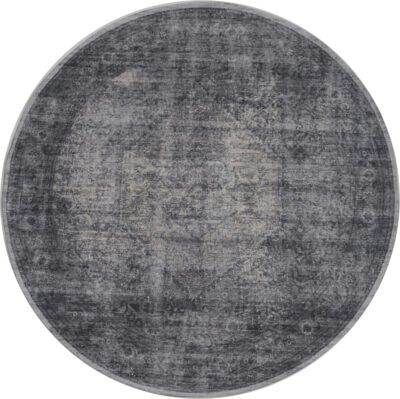 Vloerkleed Madel Rond Grijs 200 cm