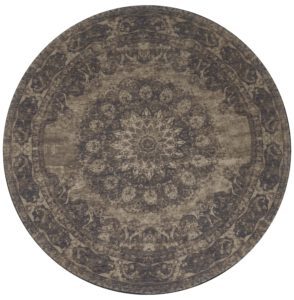 Vloerkleed Viola Green - Rond 160 cm - Afbeelding 2