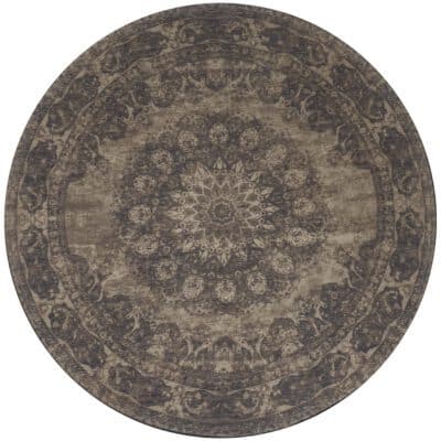 Vloerkleed Viola Green - Rond 120 cm