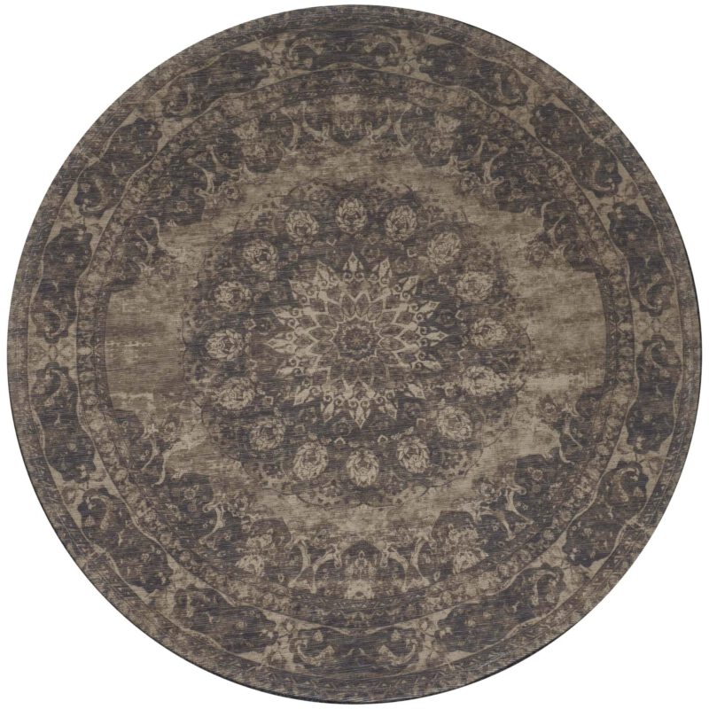 Vloerkleed Viola Green - Rond 160 cm Op voorraad: Binnen 1 - 3 werkdagen in huis!