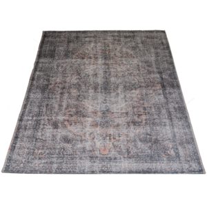 Vloerkleed Mila Antraciet/ Brown 160 x 230 cm - Afbeelding 2