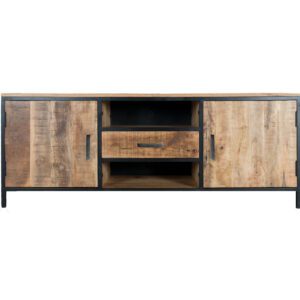 TV Dressoir Luuk Hout 160 cm - Afbeelding 2