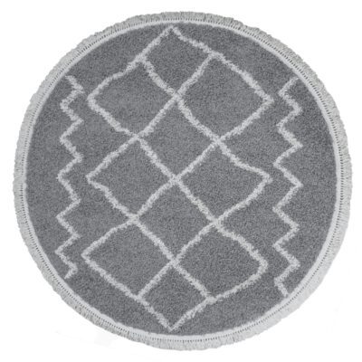 Vloerkleed Marrakesh Grey Rond 120 cm