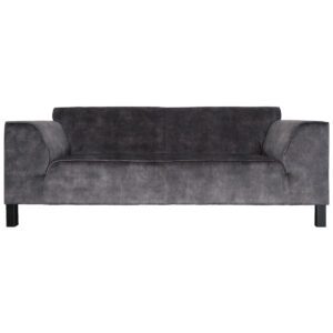 Bank Sem Dark Grey - 3 zitsTe bestellen met een levertijd van 2 - 5 werkdagen