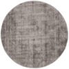 Karpet Viscose Rond Dark Grey 200 cm Op voorraad: Binnen 1 - 3 werkdagen in huis!