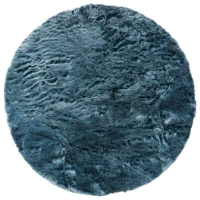 Vloerkleed Donsie Blue Rond 180 cm