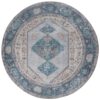 Vloerkleed Karaca Blue 03 Rond 160 cm Op voorraad: Binnen 1 - 3 werkdagen in huis!