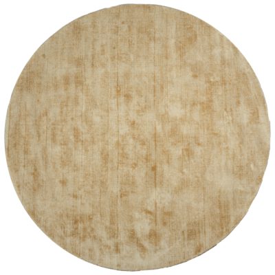 Karpet Viscose Rond Oker 200 cm