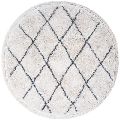 Vloerkleed Souk Cream Rond 80 cm