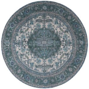 Vloerkleed Heris Green 10 Rond 200 cm - Afbeelding 2