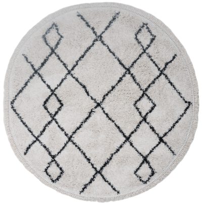 Vloerkleed Medina Cream Rond 120 cm