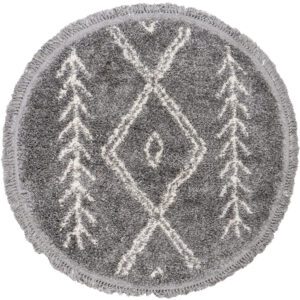 Vloerkleed New Rabat Grey Rond 200 cm - Afbeelding 2