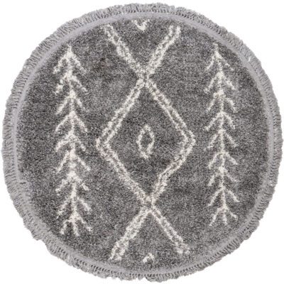 Vloerkleed New Rabat Grey Rond 120 cm