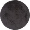 Vloerkleed Gentle Black 90 Rond 200 cm Op voorraad: Binnen 1 - 3 werkdagen in huis!