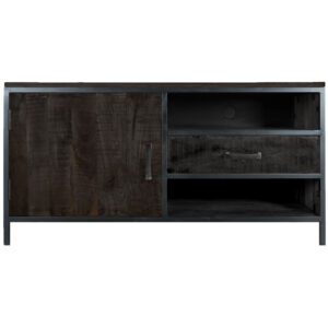 TV Dressoir Luuk Zwart Mangohout 120 cm - Afbeelding 2