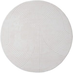 Vloerkleed Ella Cream Rond 240 cm - Afbeelding 2