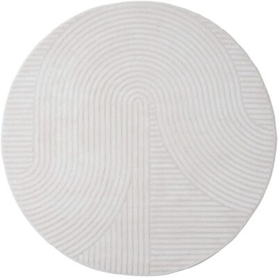 Vloerkleed Ella Cream Rond 240 cm