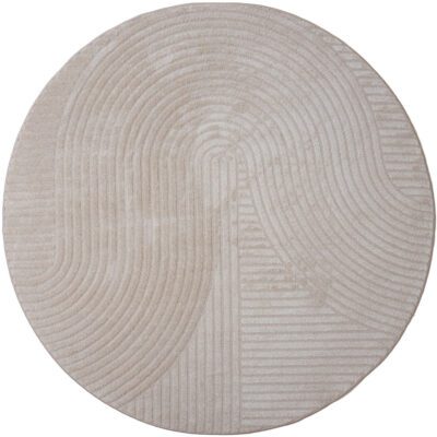 Vloerkleed Ella Beige Rond 240 cm