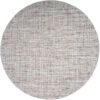 Vloerkleed Cross Grey/Beige - Rond 160 cm Op voorraad: Binnen 1 - 3 werkdagen in huis!