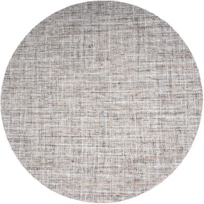 Vloerkleed Cross Grey/Beige - Rond 200 cm