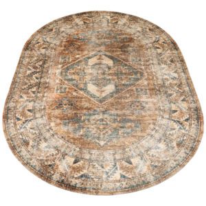 Vloerkleed Laria Blue 1 - Ovaal 200 x 290 cmTe bestellen met een levertijd van 20 weken