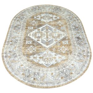 Vloerkleed Laria Brown 5 - Ovaal 200 x 290 cmOp voorraad: Binnen 1 - 3 werkdagen in huis!