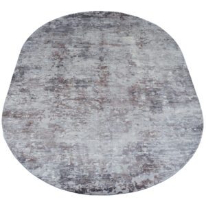 Vloerkleed Yara Silver - Ovaal 200 x 290 cmOp voorraad: Binnen 1 - 3 werkdagen in huis!