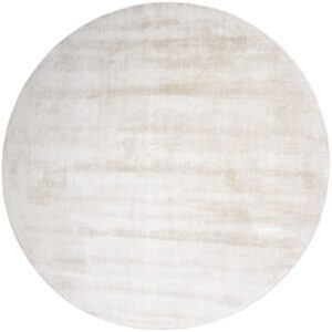 Vloerkleed Cos - Viscose Beige Rond 200 cm - Afbeelding 2