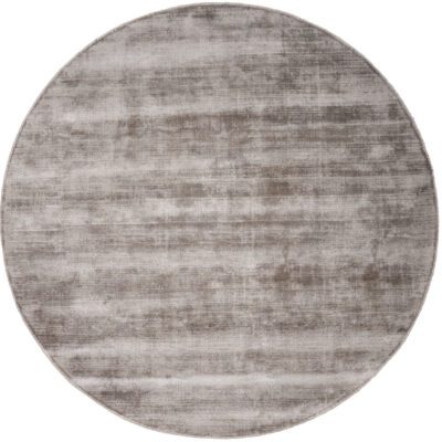 Vloerkleed Cos - Viscose Taupe Rond 200 cm