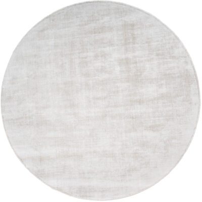 Vloerkleed Cos - Viscose Ivory Rond 200 cm