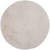 Vloerkleed Velluto Beige - Rond 160 cm Op voorraad: Binnen 1 - 3 werkdagen in huis!