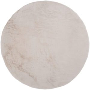 Vloerkleed Velluto Beige - Rond 160 cm - Afbeelding 2