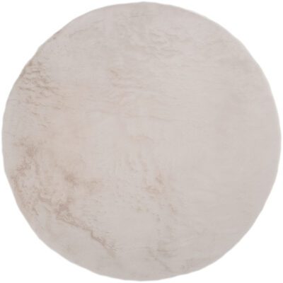 Vloerkleed Velluto Beige - Rond 200 cm