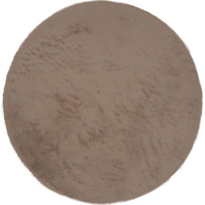 Vloerkleed Velluto Choco - Rond 160 cm