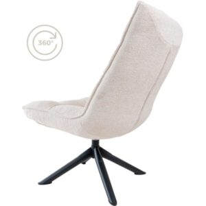 Fauteuil Dorus Boucl - Naturel - Afbeelding 4