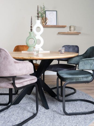 Eetkamerstoel Fox Oker 11 - Vintage Velvet - Afbeelding 4