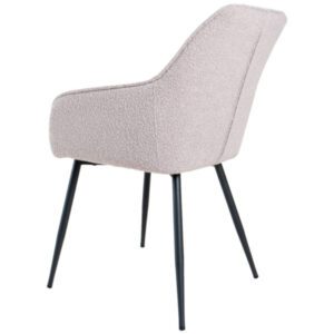 Eetkamerstoel Fenna - Boucl - Naturel - Afbeelding 3