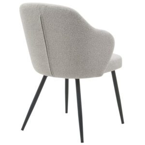 Eetkamerstoel Kendra - Boucl - Naturel - Afbeelding 3