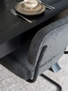 Eetkamerstoel Brooks - Grey - Teddy - Afbeelding 3