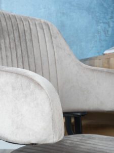 Eetkamerstoel Fox Taupe 08 - Vintage Velvet - Afbeelding 3