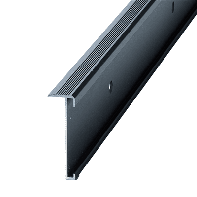 trapprofielset pvc zwart 4x130cm.