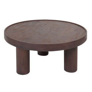 Salontafel Tias 70 cm - Espresso MangohoutOp voorraad: Binnen 1 - 3 werkdagen in huis!